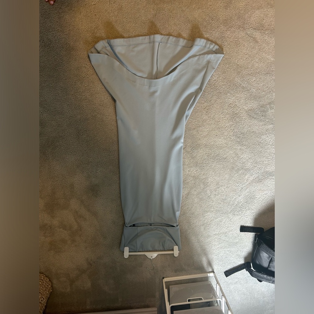 REVOLVE Baby Blue Strapless Cutout Maxi Gown - Picture 5 of 8